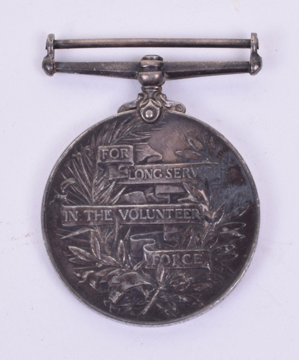 Edward VII Long Service Volunteer Force Medal 1st Volunteer Battalion Lancashire Fusiliers - Image 2 of 2