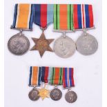 WW1 Royal Naval Air Service and WW2 Medal Group of Four