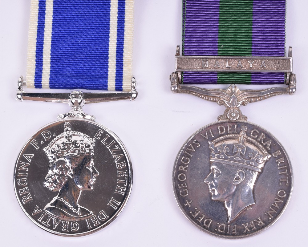 General Service Medal Malaya and Police Long Service Medal Pair - Image 2 of 4