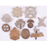 10x British Military Cap Badges