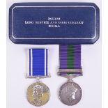 General Service Medal Malaya and Police Long Service Medal Pair