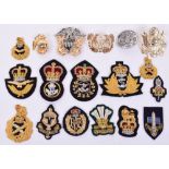 Selection of Modern British Bullion Cap Badges