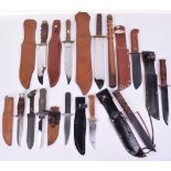 Selection of Modern Hunting Knives