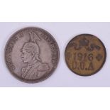 German East Africa 1904 1 Rupie Coin