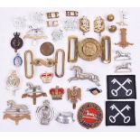 Selection of Military Badges Mostly of Cavalry Interest