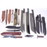 Selection of Modern Hunting and Combat Knives