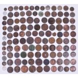 Large Quantity of Early Copper English Coins