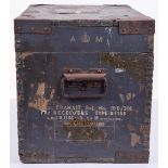 Air Ministry Marked Transit Wooden Trunk