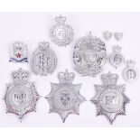 Selection of Obsolete Police Helmet Plates and Cap Badges