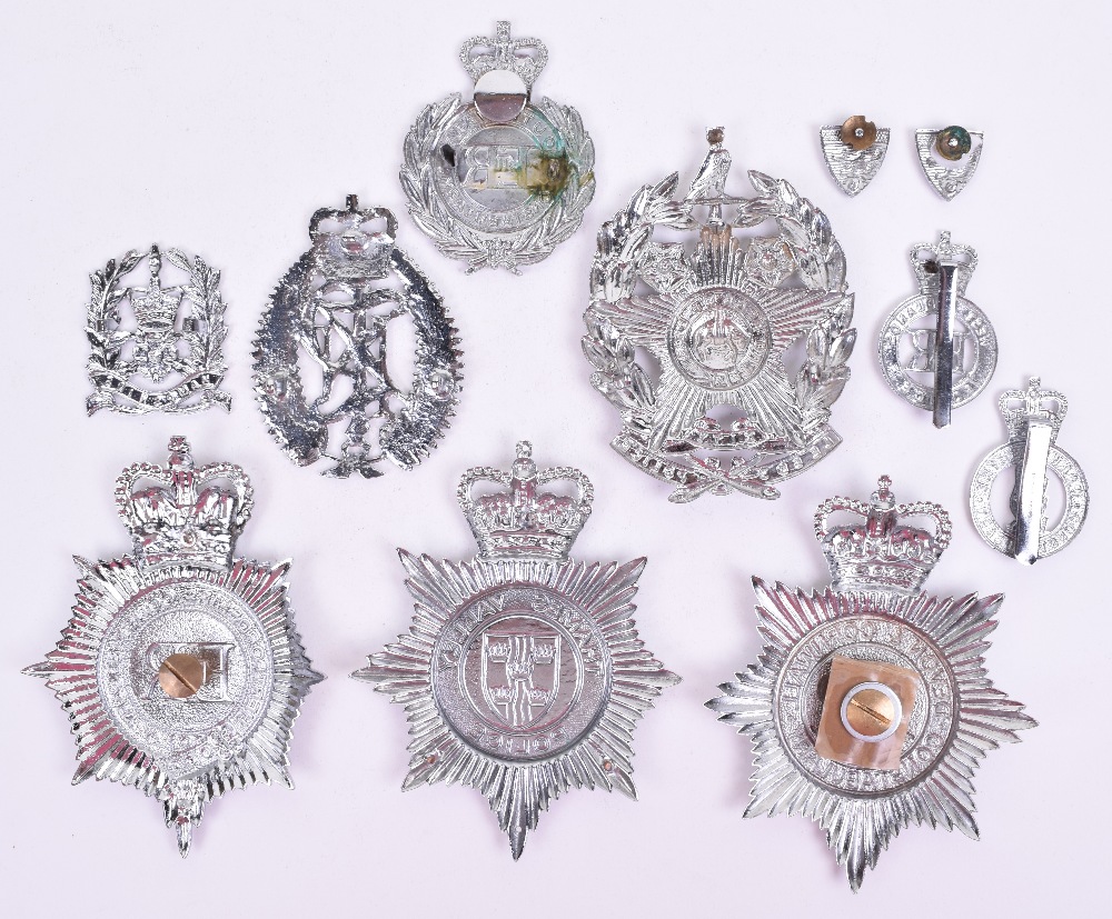 Selection of Obsolete Police Helmet Plates and Cap Badges - Image 2 of 2