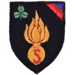 4th Belgium Infantry Brigade Cloth Formation Sign