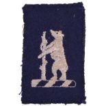 120th Field Regiment Royal Artillery Cloth Formation Sign