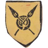 WW2 82nd West African Division Cloth Formation Sign