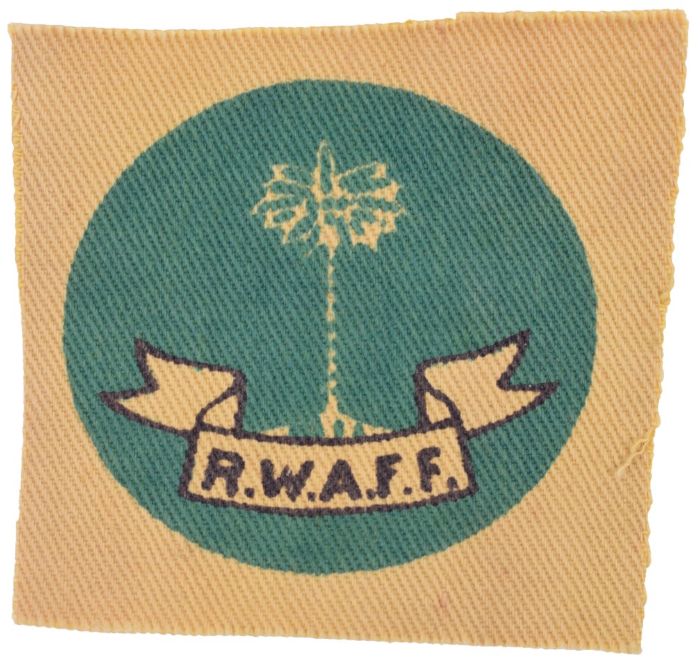 Royal West African Frontier Force Cloth Formation Sign