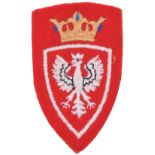 WW2 Polish Officers Attached to RWAFF Formation Sign