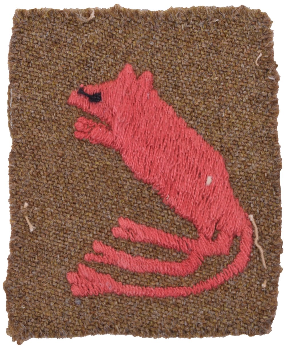 Early Pattern 7th Armoured Division Cloth Formation Sign