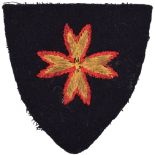 79th Heavy Anti-Aircraft Regiment Royal Artillery Cloth Formation Sign