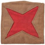 WW2 6th / 70th Infantry Division Cloth Formation Sign