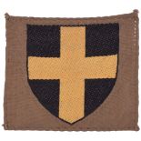 WW2 38th (Welsh) Infantry Division Cloth Formation Sign