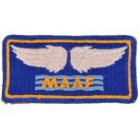 WW2 USAAF Mediterranean Allied Air Force Patch