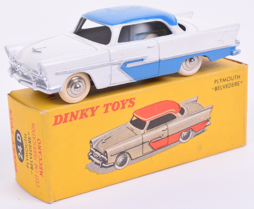 DINKY TOYS BOÎTE repro 24 D plymouth belvedere EUR 4,50 - FR