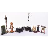 Gauge l locomotive and track side accessories