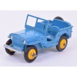 Dinky Toys 25j Jeep, scarce mid blue