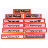 Eleven Hornby OO Gauge Pullman Coaches Boxed