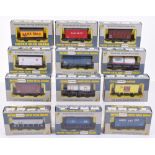 Twelve Boxed Wrenn Railways 00 Gauge Super Detail Wagons