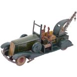 Tinplate C.Rossignol clockwork Breakdown truck