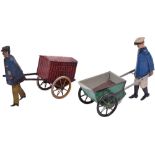 Lehmann tinplate clockwork 860 TAP TAP Gardener and 770 Express Porter