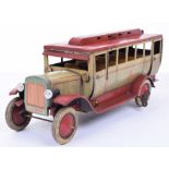 Scarce Distler JDN Clockwork Tinplate Bus