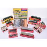 Hornby Dublo four boxed Diesel-Electric locomotives, coaches and accessories