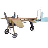 H.Fischer & Co tinplate clockwork Biérot Monoplane, 1910-14