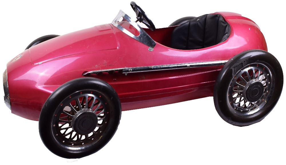 A pressed steel Ferrari Child’s Pedal car, late 1950s - Image 4 of 4