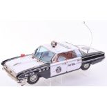 Nomura (Japan) Large Scale Tinplate Friction Drive Buick Police Patrol car