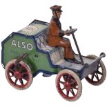 Lehmann 700 clockwork tinplate ALSO Motor car