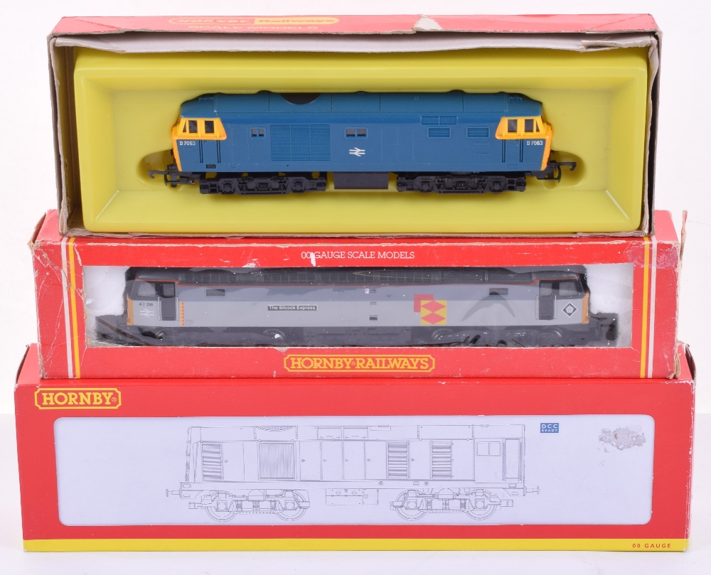 Three Hornby Railways 00 Gauge Boxed Locomotives