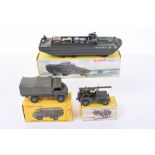 Three Boxed French Dinky Toy Military Models