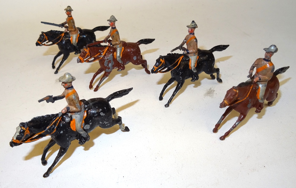 Britains set 38, South African Mounted Infantry - Image 3 of 5