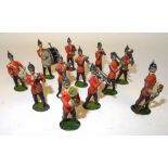 Britains set 27, Band of the Line FIRST VERSION, slotted arms
