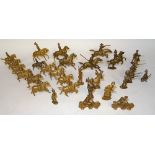 Gilt Hollowcast Toy Soldiers Britains and others