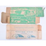 Marx (US) Taxi Cab and Chad Valley Racing Car boxes only