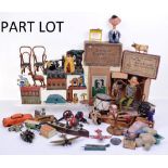 Collection of tinplate and other toys