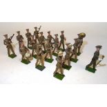 Britains from set 1287, British Military Band, Service Dress