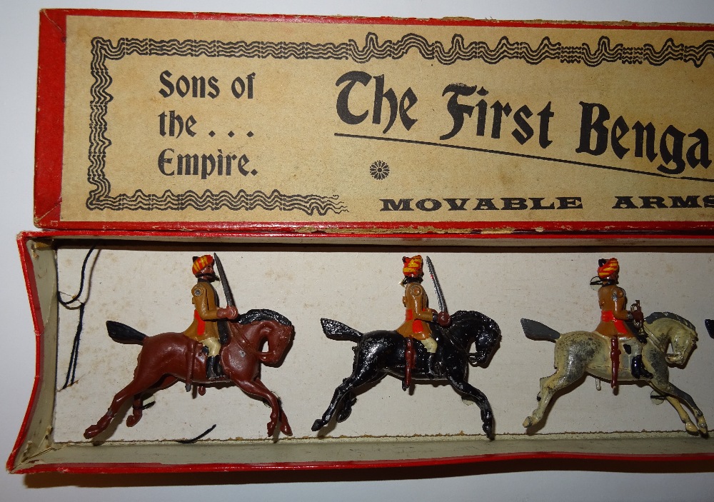 Britains set 47, Indian Army 1st Bengal Cavalry - Image 2 of 3