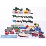 Quantity Of Playworn Dinky Toys Commercial Vehicles,