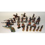 French manufacture Conjoint Tin figures