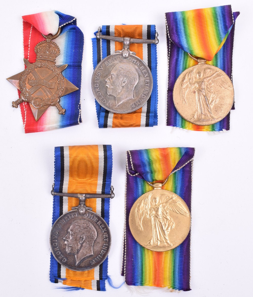 WW1 Brothers-in-Law Medal Groups of Liverpool Regiment and Royal Welsh Fusiliers Interest - Image 2 of 3