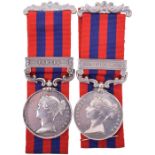 A fine 78th Highlanders Officer’s Persia Expedition India General Service Medal 1854-95 Pair